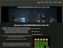 Tablet Screenshot of hlmrefrigeration.com